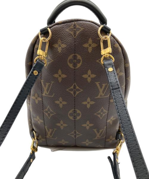 LOUIS VUITTON（ルイ ヴィトン）LOUIS VUITTON (ルイ ヴィトン) パームスプリングス バックパック ミニ ブラウン×ブラックの古着・服飾アイテム