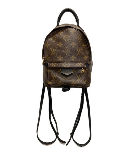 LOUIS VUITTON（ルイ ヴィトン）LOUIS VUITTON (ルイ ヴィトン) パームスプリングス バックパック ミニ ブラウン×ブラックの古着・服飾アイテム