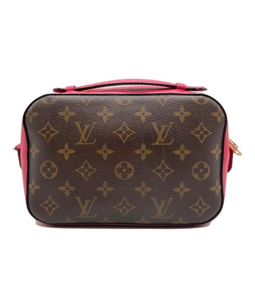 LOUIS VUITTON（ルイ ヴィトン）LOUIS VUITTON (ルイ ヴィトン) サントンジュ ブラウン×フーシャ サイズ:-の古着・服飾アイテム