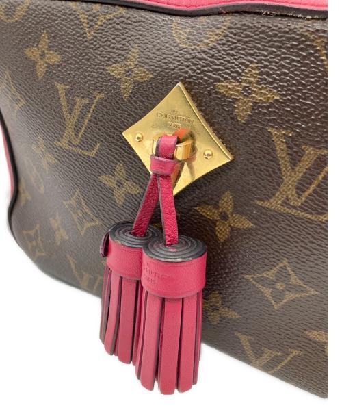 LOUIS VUITTON（ルイ ヴィトン）LOUIS VUITTON (ルイ ヴィトン) サントンジュ ブラウン×フーシャ サイズ:-の古着・服飾アイテム