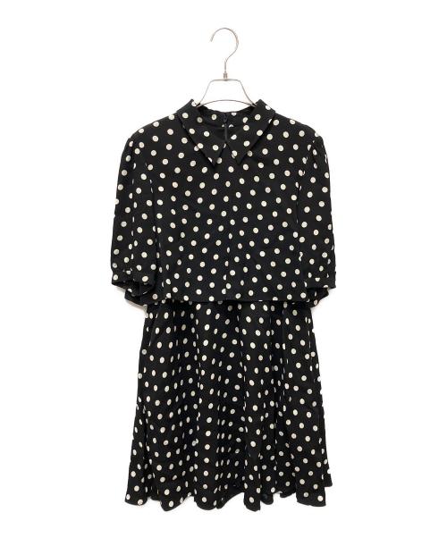 CELINE（セリーヌ）CELINE (セリーヌ) 24AW レーヨンサブレ ミニドレス ブラック サイズ:36の古着・服飾アイテム