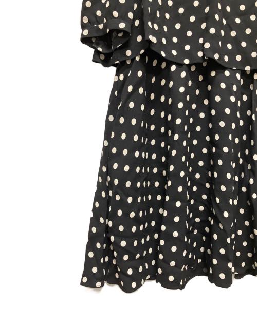 CELINE（セリーヌ）CELINE (セリーヌ) 24AW レーヨンサブレ ミニドレス ブラック サイズ:36の古着・服飾アイテム