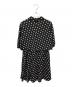 CELINE (セリーヌ) 24AW レーヨンサブレ ミニドレス ブラック サイズ:36：70000円