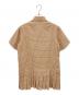 MIU MIU (ミュウミュウ) MIU MIU Short-Sleeved Dresses ショートスリーブ チェック プリーツ ドレス ブラウン サイズ:40：150000円