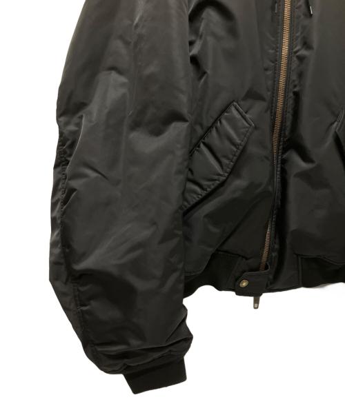 BALENCIAGA（バレンシアガ）BALENCIAGA (バレンシアガ) 22SS フーデッド MA-1 ブルゾン ブラック サイズ:1の古着・服飾アイテム