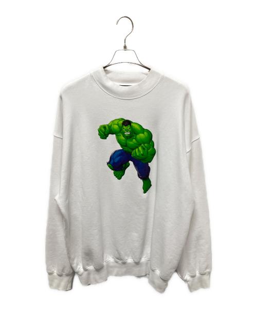 BALENCIAGA（バレンシアガ）BALENCIAGA (バレンシアガ) ロゴスウェット ホワイト サイズ:Sの古着・服飾アイテム