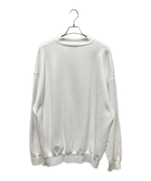 BALENCIAGA（バレンシアガ）BALENCIAGA (バレンシアガ) ロゴスウェット ホワイト サイズ:Sの古着・服飾アイテム