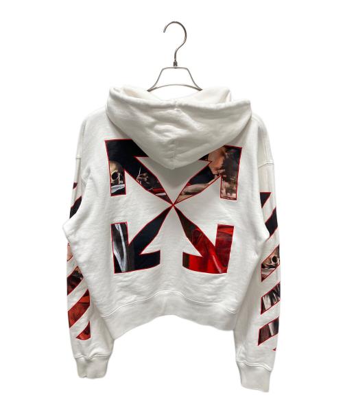 OFFWHITE（オフホワイト）OFFWHITE (オフホワイト) カラヴァッジオオーバーフーディ ホワイト サイズ:XSの古着・服飾アイテム