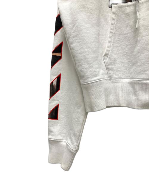 OFFWHITE（オフホワイト）OFFWHITE (オフホワイト) カラヴァッジオオーバーフーディ ホワイト サイズ:XSの古着・服飾アイテム