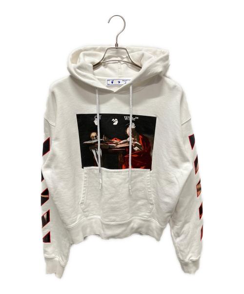 OFFWHITE（オフホワイト）OFFWHITE (オフホワイト) カラヴァッジオオーバーフーディ ホワイト サイズ:XSの古着・服飾アイテム