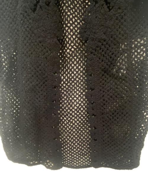 Ameri（アメリ）Ameri (アメリ) CROCHET LIKE FLOWER LONG TOP ブラック サイズ:Freeの古着・服飾アイテム