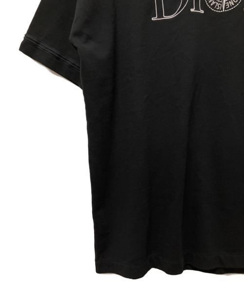 Christian Dior（クリスチャン ディオール）Christian Dior (クリスチャン ディオール) STONE ISLAND (ストーンアイランド) コラボロゴエンブロイダリーTシャツ ブラック サイズ:Mの古着・服飾アイテム