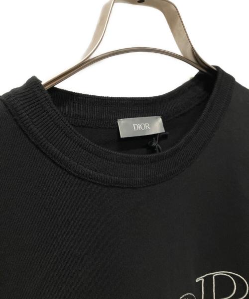 Christian Dior（クリスチャン ディオール）Christian Dior (クリスチャン ディオール) STONE ISLAND (ストーンアイランド) コラボロゴエンブロイダリーTシャツ ブラック サイズ:Mの古着・服飾アイテム
