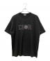 Christian Dior（クリスチャン ディオール）の古着「コラボロゴエンブロイダリーTシャツ」｜ブラック