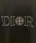 中古・古着 Christian Dior (クリスチャン ディオール) STONE ISLAND (ストーンアイランド) コラボロゴエンブロイダリーTシャツ ブラック サイズ:M：90000円