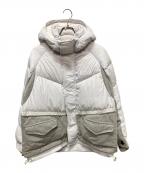 sacai×NIKEサカイ×ナイキ）の古着「切替ダウンジャケット/20AW NRG RH PARKA」｜グレー