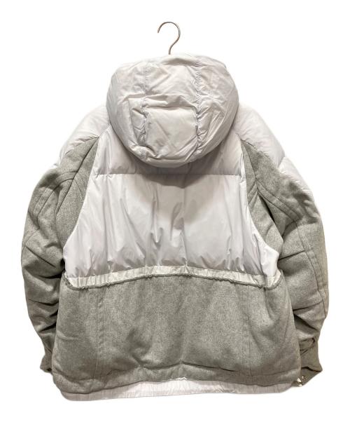 sacai（サカイ）sacai (サカイ) NIKE (ナイキ) 切替ダウンジャケット/20AW NRG RH PARKA グレー サイズ:Lの古着・服飾アイテム