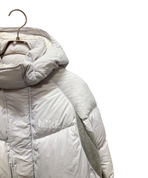 sacai（サカイ）sacai (サカイ) NIKE (ナイキ) 切替ダウンジャケット/20AW NRG RH PARKA グレー サイズ:Lの古着・服飾アイテム