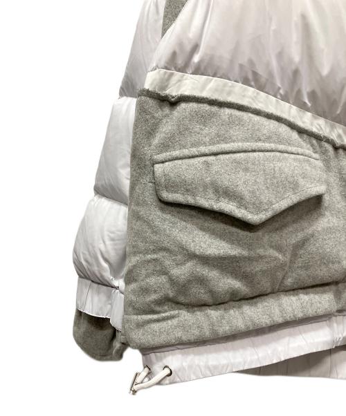 sacai（サカイ）sacai (サカイ) NIKE (ナイキ) 切替ダウンジャケット/20AW NRG RH PARKA グレー サイズ:Lの古着・服飾アイテム