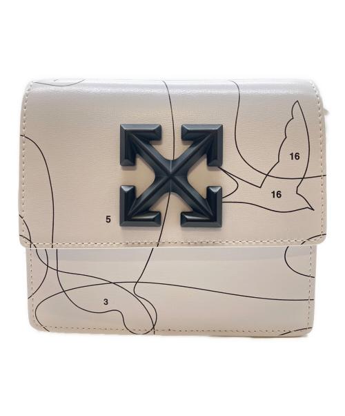 OFFWHITE（オフホワイト）OFFWHITE (オフホワイト) パズル ジットニー ミニ クロスボディバッグ  ホワイト×ブラックの古着・服飾アイテム