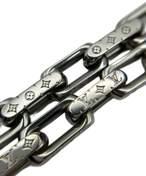 LOUIS VUITTON（ルイ ヴィトン）LOUIS VUITTON (ルイ ヴィトン) チェーンモノグラム ネックレス シルバーの古着・服飾アイテム