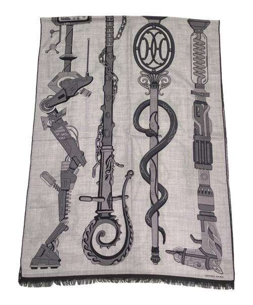 HERMES（エルメス）HERMES (エルメス) レクタング カツォウナ ライトグレーの古着・服飾アイテム