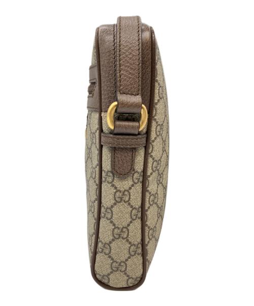 GUCCI（グッチ）GUCCI (グッチ) オフィディア GGスモール メッセンジャーバッグ ベージュ×ブラウンの古着・服飾アイテム