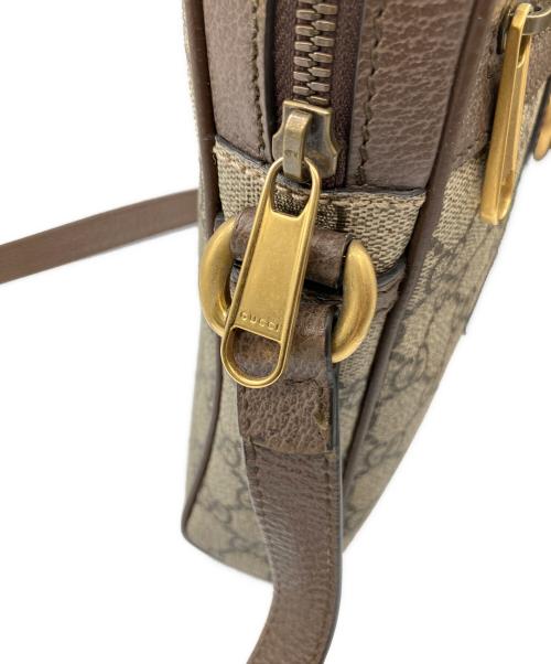 GUCCI（グッチ）GUCCI (グッチ) オフィディア GGスモール メッセンジャーバッグ ベージュ×ブラウンの古着・服飾アイテム