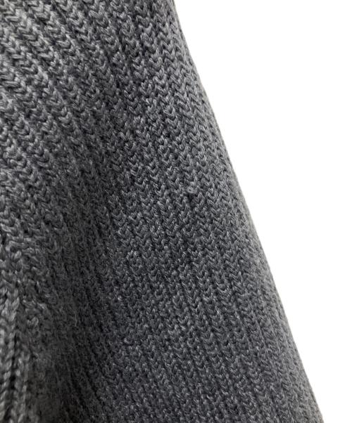 LOUIS VUITTON（ルイ ヴィトン）LOUIS VUITTON (ルイ ヴィトン) 19SS LV エンブレム リブニット プルオーバー グレー サイズ:Sの古着・服飾アイテム
