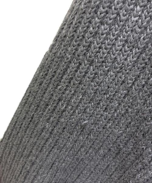 LOUIS VUITTON（ルイ ヴィトン）LOUIS VUITTON (ルイ ヴィトン) Emblem Ribbed Knit/エンブレム リブ ニット/RW202W YEH FJKL39 グレー サイズ:Sの古着・服飾アイテム
