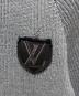中古・古着 LOUIS VUITTON (ルイ ヴィトン) Emblem Ribbed Knit/エンブレム リブ ニット/RW202W YEH FJKL39 グレー サイズ:S：75000円