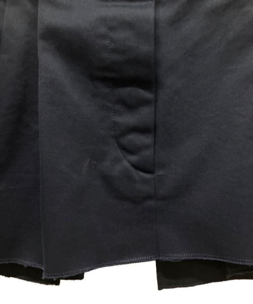 MIU MIU（ミュウミュウ）MIU MIU (ミュウミュウ) ロゴ刺繍チノミニスカート ネイビー サイズ:36の古着・服飾アイテム