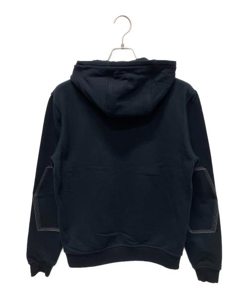 HERMES（エルメス）HERMES (エルメス) 24SS セリエジップ ステッチデザイン ジップアップ フーディ ネイビー サイズ:XSの古着・服飾アイテム