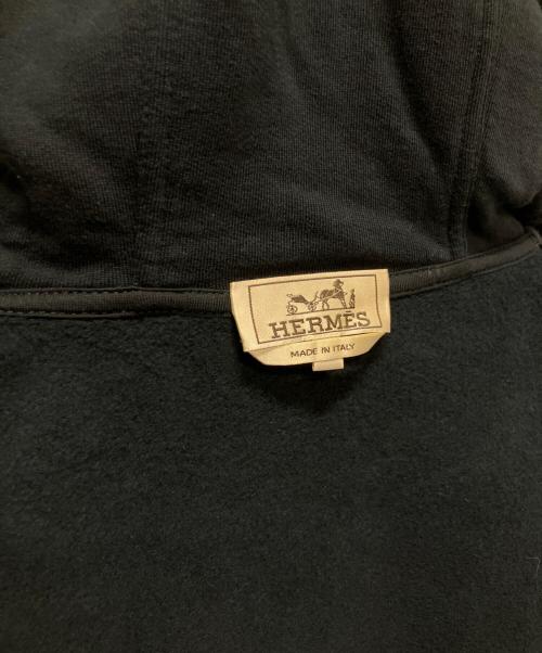 HERMES（エルメス）HERMES (エルメス) 24SS セリエジップ ステッチデザイン ジップアップ フーディ ネイビー サイズ:XSの古着・服飾アイテム