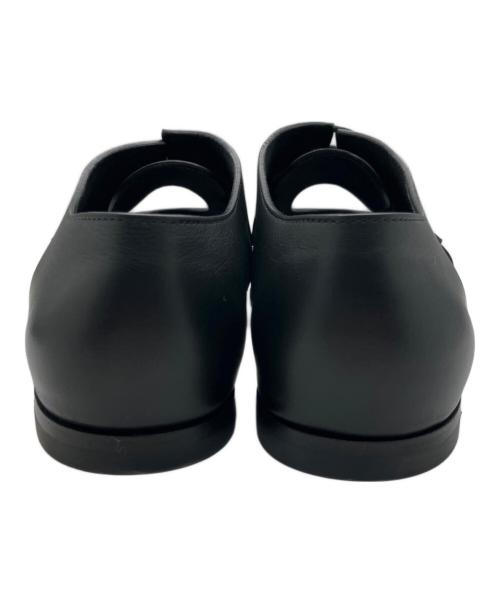 HERMES（エルメス）HERMES (エルメス) Epoca エポカ オックスフォードシューズ ブラック サイズ:38の古着・服飾アイテム