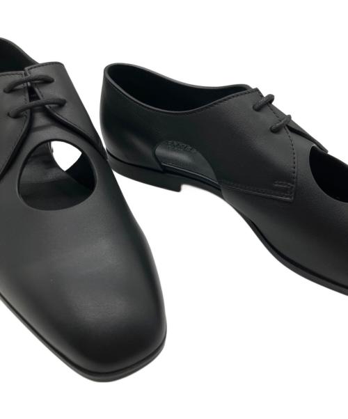 HERMES（エルメス）HERMES (エルメス) Epoca エポカ オックスフォードシューズ ブラック サイズ:38の古着・服飾アイテム