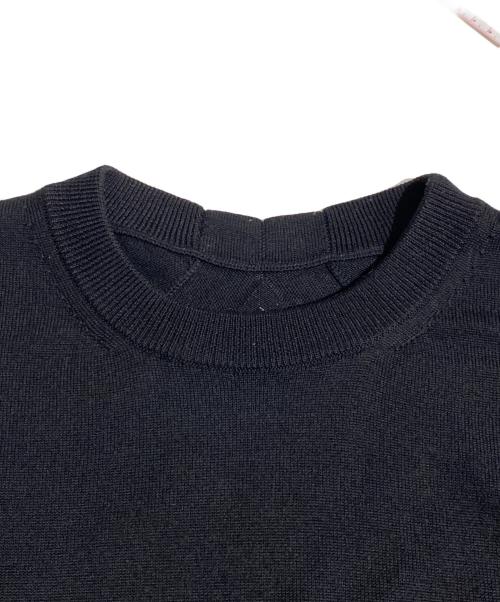 JIL SANDER（ジルサンダー）JIL SANDER (ジルサンダー) ウールニット プルオーバー ブラック サイズ:46の古着・服飾アイテム