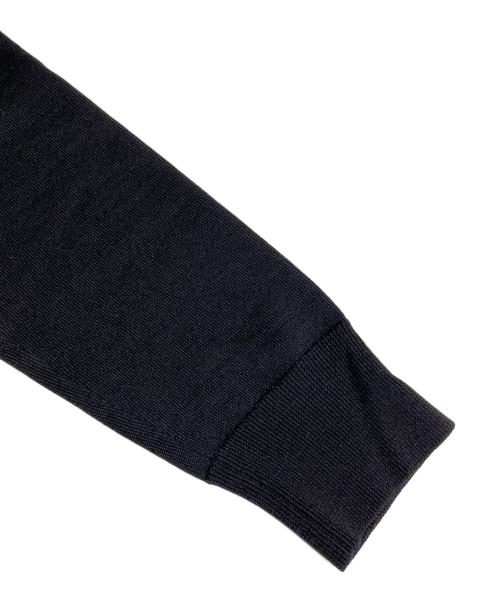 JIL SANDER（ジルサンダー）JIL SANDER (ジルサンダー) ウールニット プルオーバー ブラック サイズ:46の古着・服飾アイテム