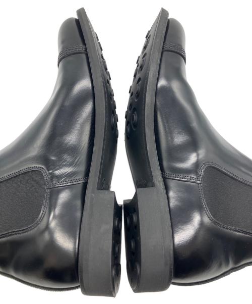 SANDERS（サンダース）SANDERS (サンダース)  MILITARY CAP TOE CHELSEA BOOT　ミリタリーキャップトゥチェルシーブーツ ブラック サイズ:6の古着・服飾アイテム