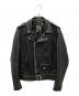 Schott（ショット）の古着「SHEEP ONE STAR RIDERS JKT」｜ブラック