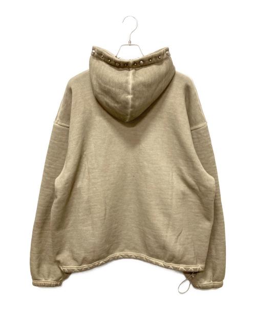 THUG CLUB（サグ クラブ）THUG CLUB (サグ クラブ) Peace Stud Hoodie ベージュ サイズ:3の古着・服飾アイテム