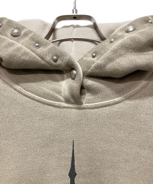 THUG CLUB（サグ クラブ）THUG CLUB (サグ クラブ) Peace Stud Hoodie ベージュ サイズ:3の古着・服飾アイテム