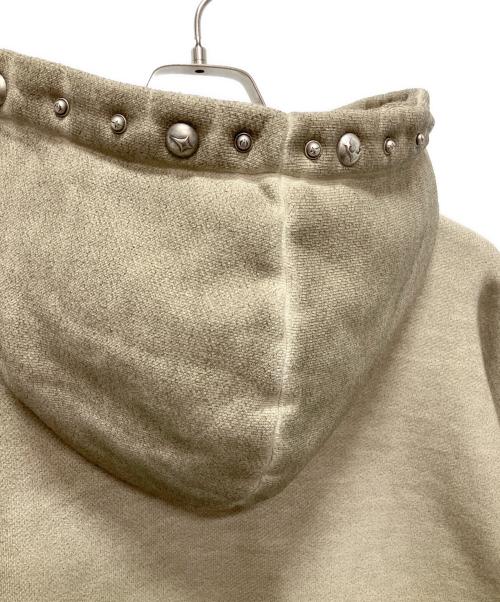 THUG CLUB（サグ クラブ）THUG CLUB (サグ クラブ) Peace Stud Hoodie ベージュ サイズ:3の古着・服飾アイテム