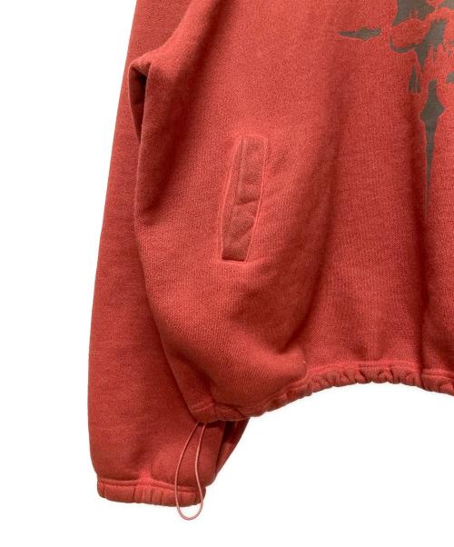 THUG CLUB（サグ クラブ）THUG CLUB (サグ クラブ) Peace Stud Hoodie レッド サイズ:4の古着・服飾アイテム