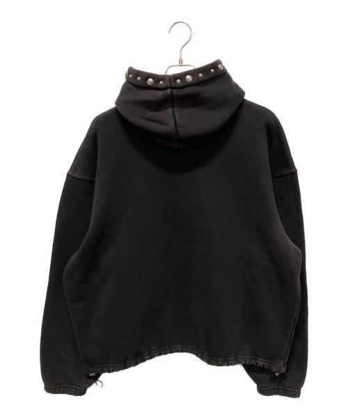 THUG CLUB（サグ クラブ）THUG CLUB (サグ クラブ) Peace Stud Hoodie ブラック サイズ:2の古着・服飾アイテム