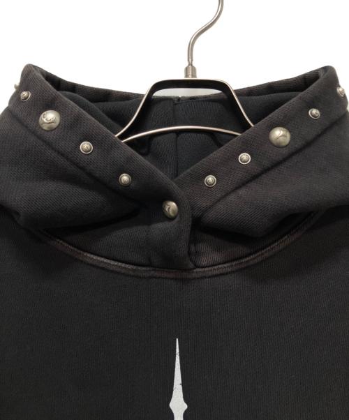 THUG CLUB（サグ クラブ）THUG CLUB (サグ クラブ) Peace Stud Hoodie ブラック サイズ:2の古着・服飾アイテム