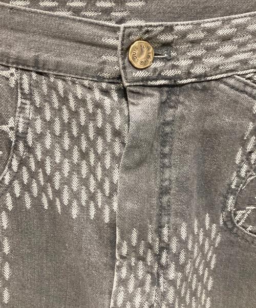 LOUIS VUITTON（ルイ ヴィトン）LOUIS VUITTON (ルイ ヴィトン) Louis Vuitton x Nigo 2020 Straight-Leg Jeans グレー サイズ:34の古着・服飾アイテム