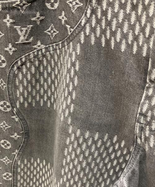 LOUIS VUITTON（ルイ ヴィトン）LOUIS VUITTON (ルイ ヴィトン) Louis Vuitton x Nigo 2020 Straight-Leg Jeans グレー サイズ:34の古着・服飾アイテム