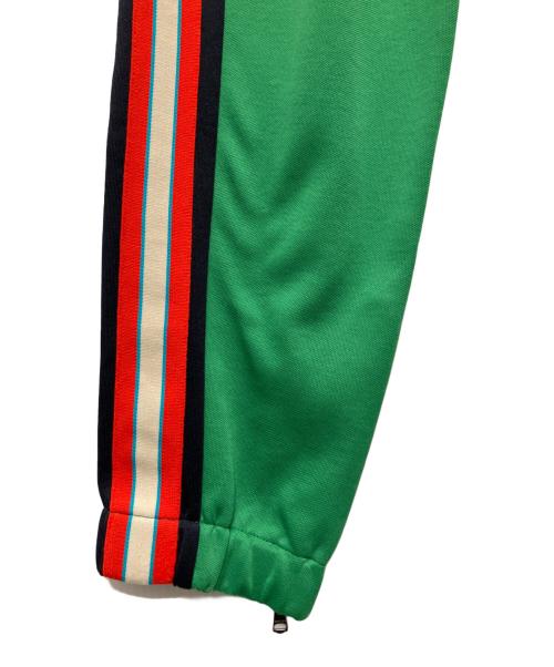 GUCCI（グッチ）GUCCI (グッチ) 18SS サイドライン テクニカル シェリーライントラックパンツ グリーン サイズ:Lの古着・服飾アイテム
