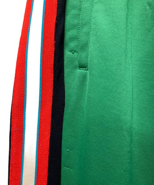 GUCCI（グッチ）GUCCI (グッチ) 18SS サイドライン テクニカル シェリーライントラックパンツ グリーン サイズ:Lの古着・服飾アイテム